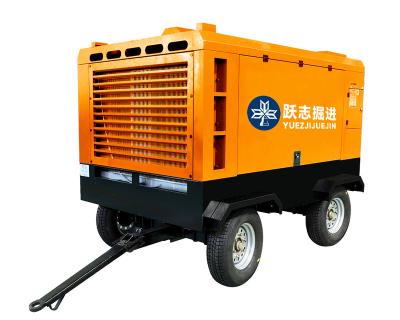 China B Lubricated Model 13bar High Power Four-four YZLC550/13CY General Diesel Engine Driven Rotary Screw Air Compressor for sale