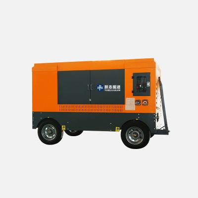 China B Lubricated Manufacture Model YZLC17/18/18/15CY direct to four wheel cost effective rotary portable diesel engine driven rotary screw air compressor for sale