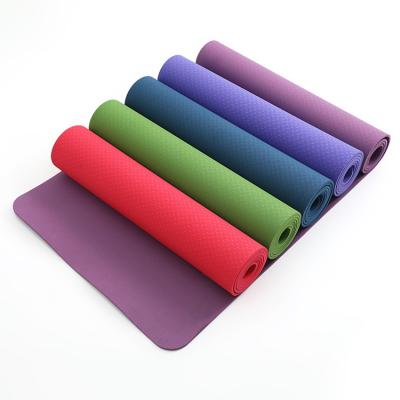 China Eco Friendly Non Slip Custom Logo Tape Single Layer Yoga Mat Tape 6mm for sale