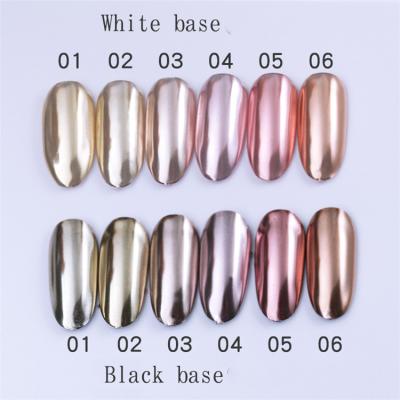 China Holographic Nail Powder Nail Glitter Metallic Color For Nail Art UV Gel Polishing Rose Gold Colors/ for sale