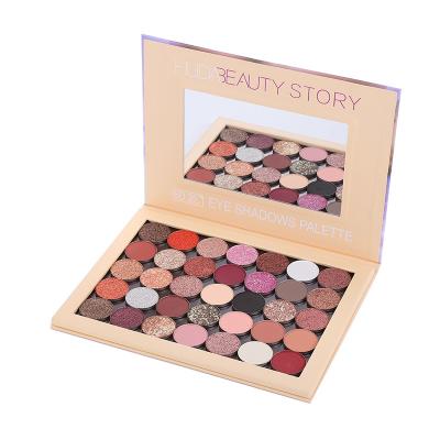 China 35 Colors Waterproof Eye Shadow Matte Fashion Eye Makeup Professional Glitter Shimmer Eyeshadow Palette for sale