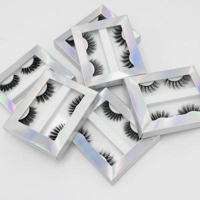 China New Fashion Sensitive Faux Mink Eyelashes Vendor 2 Pairs / 8D Set Natural Looking False Makeup Daily Eyelash for sale