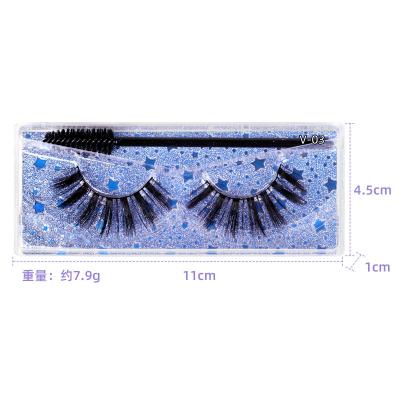 China Wholesale best price private label 25-30mm false eyelashes 3d mink sensitive private label with brow brush for sale