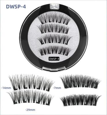 China Wholesale Natural Soft Magnetic 3D 25mm Natural Soft Magnetic Eyelashes Seller Handmade False Eyelashes False Eyelashes with Tweezers for sale