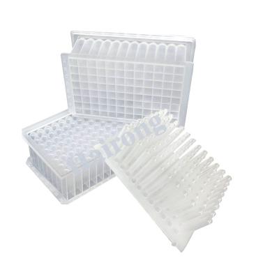 China Medical Consumables Multiwell Deep Dish 96 Strips Tilt Comb Magnetic Rod Holder For Nucleic Acid Extraction Examination for sale