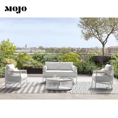 China Modern Aluminum Garden Sofas Outdoor Teak Garden Furniture Supplier for sale