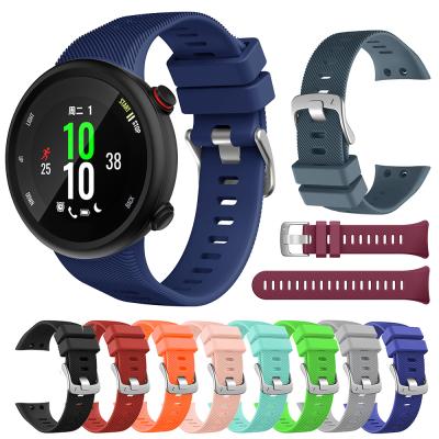 China Rubber For Garmin Forerunner 45 45S Silicone Watch Band Strap For Garmin Swim 2 Smart Watch Band for sale