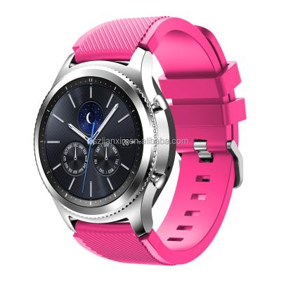 China For Samsung Gear S3 Frontier 22mm Classic Silicone Hot Strap For Samsung Galaxy Watch 46mm/Gear S3 Frontier/Wach Classic Smart Band For Huawei GT/2/GT2/3 pro for sale