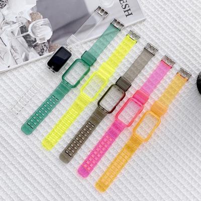 China Rubber Strap For Huawei Honor Band 6 Transparent TPU Wrist Strap For Huawei Band 6 Wristband for sale