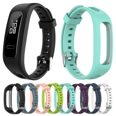 China Silicone Wrist Strap For Huawei Honor Band 4 Strap Running Wristband For Huawei Band 3e & 4e for sale