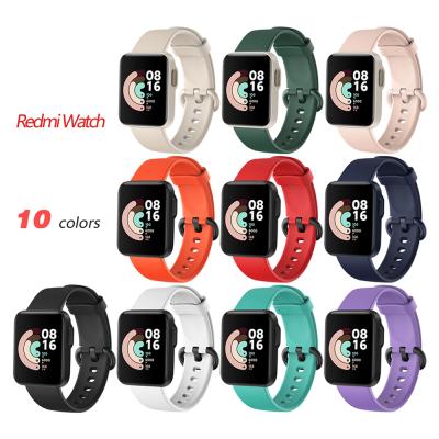 China For Xiaomi MI Watch Lite Silicone Band Strap For Xiaomi MI Watch Lite Strap Replacement Watch Band For Redmi Watch Bands for sale