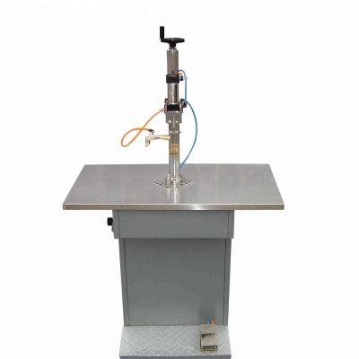 China High Quality Semi Automatic Beverage Aerosol Vacuum Machine For Aerosol Filling for sale