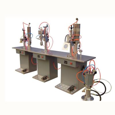 China Basic Semi Automatic Beverage Aerosol Filling Machine for sale