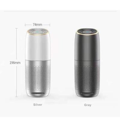 China MIni Wholesale Car Air Purifier Portable Filter Purifier with True HEPA and 3 Million Anions for sale