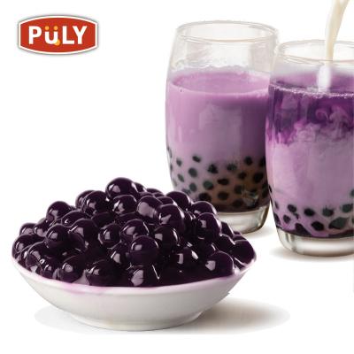 China New Product Instant Bubble Boba Tea Kit Instant Tapioca Pearls (Taro) for sale