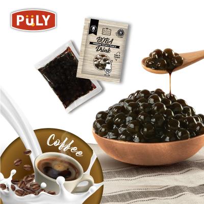 China Instant Bubble Boba Tapioca Pearls Instant Bubble Tea Pearl Boba Tea (Coffee) for sale