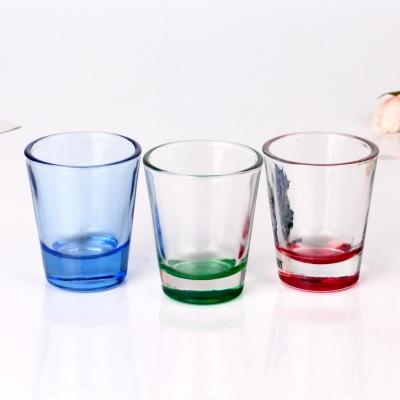 China Wholesale Customized Viable Fast Shipping Shot Glasses Color Sublimation Shot Glasses for sale