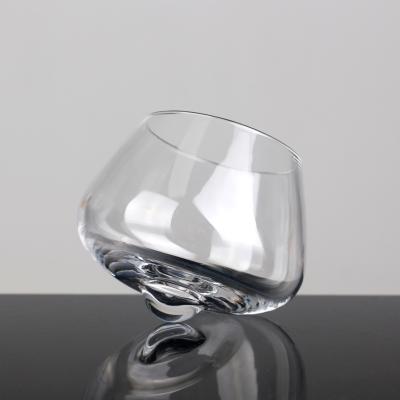 China Special Handcrafted Tumbler Viable In Bulk of Crystal Spinning Whiskey Taster Glass for sale