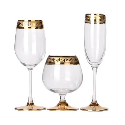 China Simplicity China factory direct embossed customizable elegant wine glass for sale