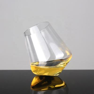 China Viable Man Blown Around Tumbler Whiskey Glass Rolling Whiskey Glasses for sale