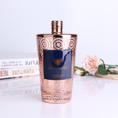 China Wholesale Good Quality Glass Bottle Reed Diffuser Unique Diffuser Bottles Pattern Bottle Perfume Bottles for sale