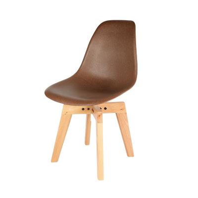 China Biodegradable Chinese Design Style Wheat Straw Fiber Classic Single Chair for sale