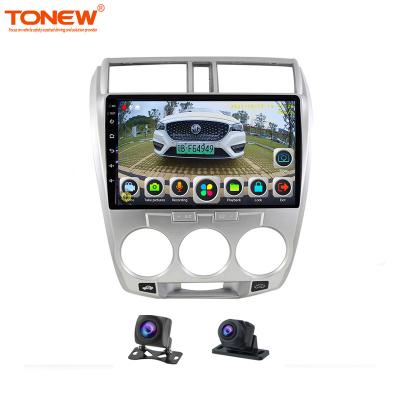 China TONEW DVD Car Monitor Android DVR Dual Camera Android GPS Multimedia 10.0 For Honda City 2008 - 2013 Car Stereo DVD Car Monitor for sale