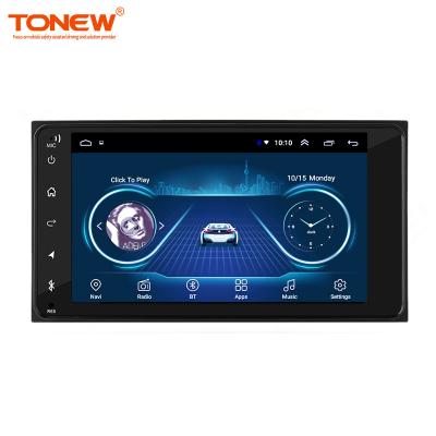 China Universal Factory Automotive Android 10 Car Multimedia Player Car Radio Stereo For Toyota 7 Inch Android Car Stereo Radio With DSP Gps for sale