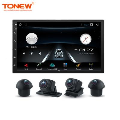 China 170 Degree Birds Eye 360 ​​Degree Surround Camera 3D Night Vision 360 Eye View Camera Waterproof Android 10.0 Panoramic View For Car DVD Player for sale