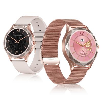 China 2021 New Arrivals Touch Screen DT86 Fashion Smart Watch Health Fitness Long Standby Time Steel Sport Smart Watch Women Ladies for sale