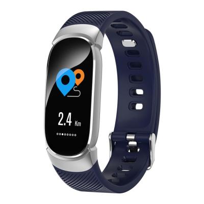 China QW16 Touch Screen Sport Wristband Fitness Activity Heart Rate Tracker Blood Pressure Waterproof Smartwatch for sale