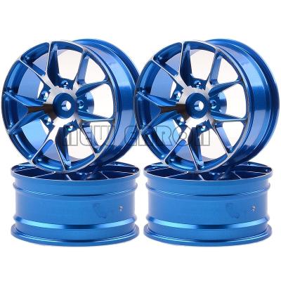 China Vehicles & Remote Control Toys 4P 5Y Aluminum Spoke Rims Wheels/Hub For RC HSP Traxxas HSP Tamiya HPI Kyosho RedCat SAKURA 1/10 On-Road Drift Drift 1/10 for sale