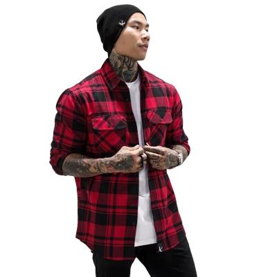 China New Fashionable Anti Shrink Spring Long Sleeve Casual Outdoor Plaid Shirts for sale