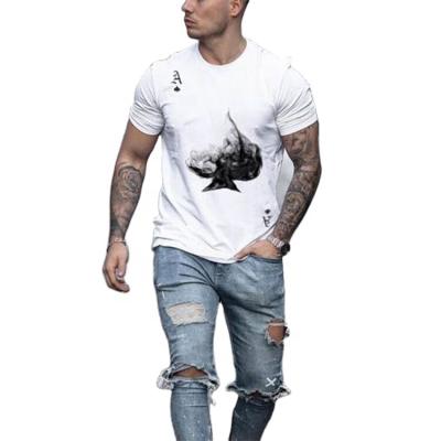 China Printing anti-pilling premium quality men's T-shirts new fashion feature fashion for sale