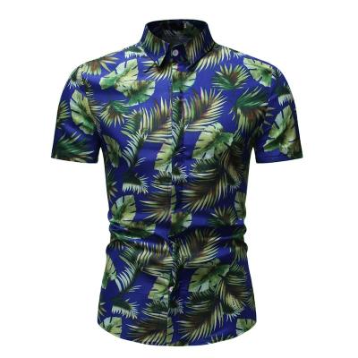 China NEW Spring Men's Summer Anti-Shrink Casual Short Sleeve Dress Shirt Custom Printing Fashionable Shirts for sale