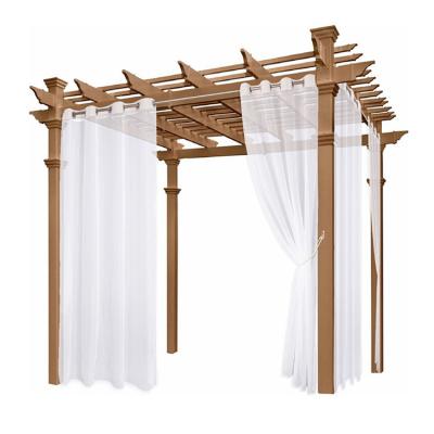 China Blackout Sheer Indoor/Outdoor Waterproof Curtains for Patio - Grommet Voile Curtains for Living Room, Bedroom, Porch, Pergola, Cabana for sale