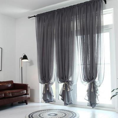 China Blackout Customize Sheer Curtains Sheer Voile Curtains For Kitchen, Bedroom And Living Room Blackout Curtains for sale