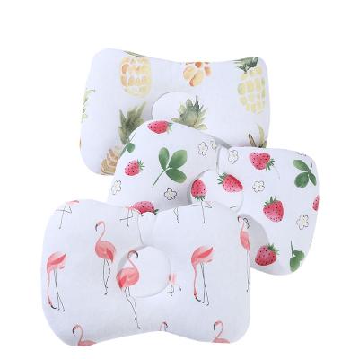 China Anti-Pull Baby Pillow Sleep Support Newborn Infant Cartoon Concave Pillow Printed Shaping Cushion To Prevent Flat Head for sale