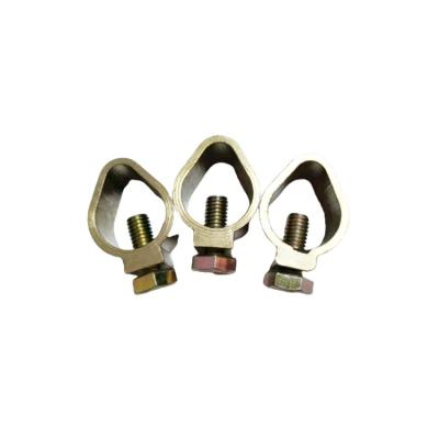 China Power line accessories copper powder equipemnt cable wire pole ground clamp for sale