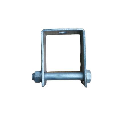 China Carbon steel insulator bracket and D iron are slotted to allow installation without removing insulators for sale