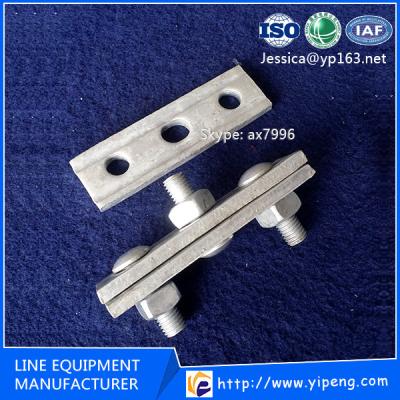 China Dead End Hardware Parallel Groove Bolted Hardware Guy Clamps / Pole Dead End Hardware Line for sale