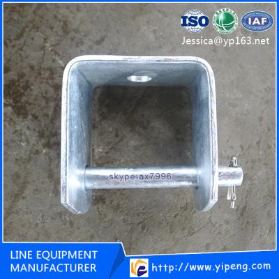 China Secondary Line Hardware Insulator Clevis Bracket D Insulator Bracket Mounting Pole Bracket for sale