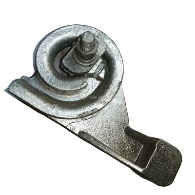 China Electrical Cable Fitting Hot Dip Galvanized Steel Type Clamp / Snail Clamp For Power Line Fitting for sale