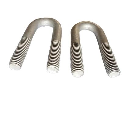 China Electrical Cable Fitting Hot Dip Galvanized Steel U Bolt U Type Bolt For Power Line for sale