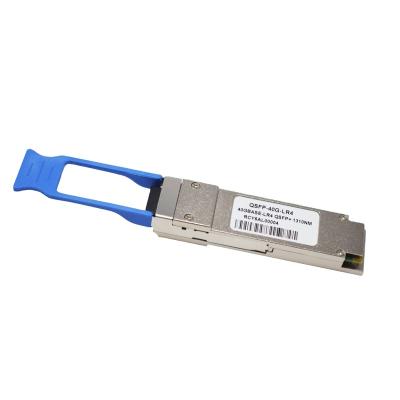 China FTTX FTTH Fiber Optic QSFP+ LR4 Module Transceiver 10km QSFP Transceiver Module 40G LR for sale