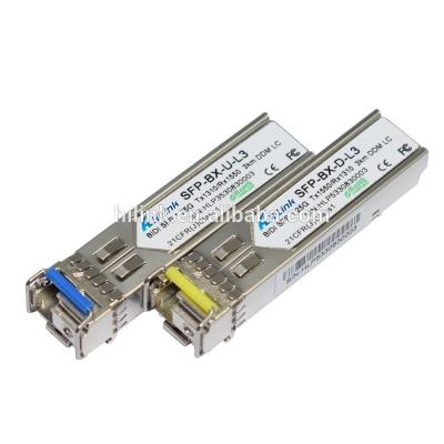 China 1.25G 80KM bidirectional bidirectional SFP transceiver SFP BIDI-1000baseXX for sale