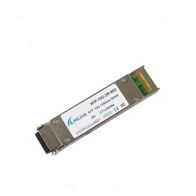 China FTTX SHENZHEN Factory XFP SFP+ SF Optical 1550nm Fiber Duplex LC 80km XFP Module Transceiver for sale