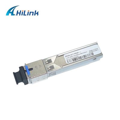 China FTTX EPON Transceiver TX1490nm/RX1310nm SFP Fiber Transceiver Module 1.25G PX20++ 20KM GEPON OLT for sale