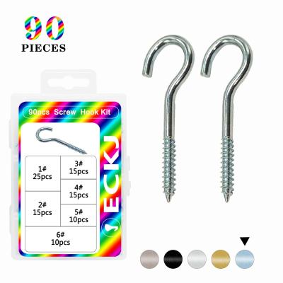 China Pan High Quality Screw Ring Bolt Ring Tapping Screws A Box Of 90 Hook Screws for sale