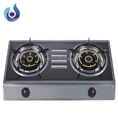 China Home Kitchen Household Cooking Appliances Stainless Steel 2 Burner Gas Hob Gas Stove for sale